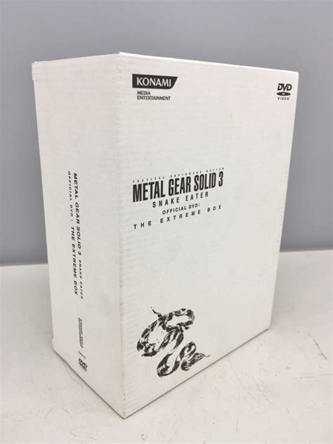 metal gear solid3 snake eater official dvd the extreme box|when was mgs3 released.